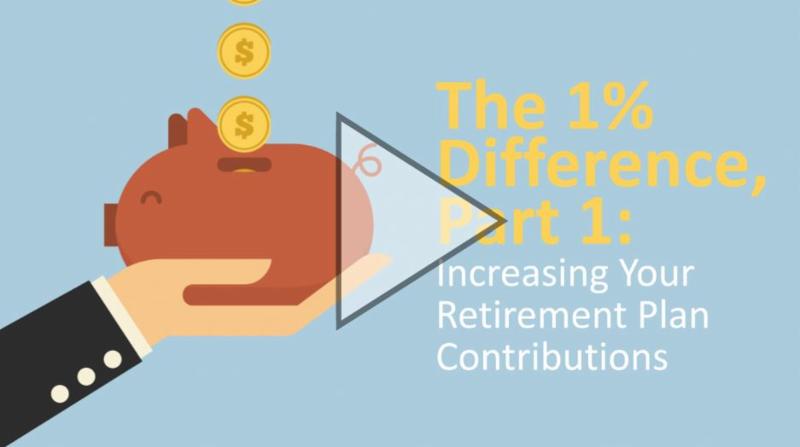 The 1% Difference: Increasing Your Retirement Plan Contributions part 1