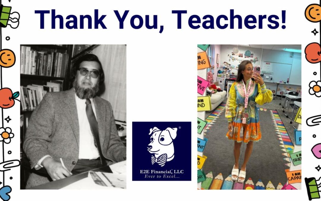 School’s In. Thank a Teacher!